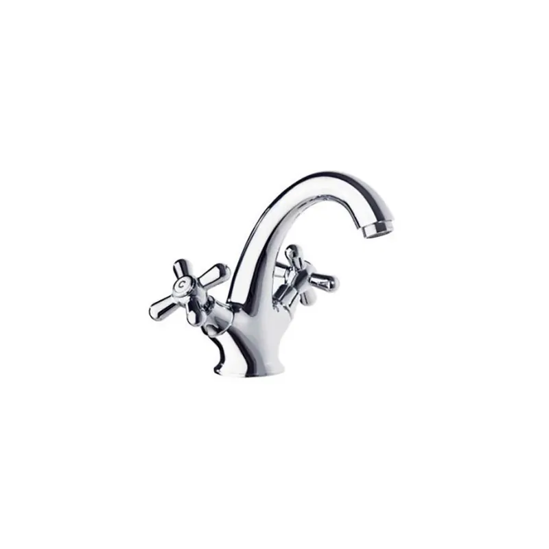 Top-Angebot Ramon Soler - Zweigriff-Waschtischarmatur Gaudí mit schwenkbarem Auslauf, verchromt