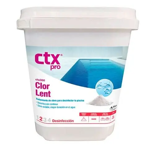 Nur Heute CTX – CTX-300 Trichlorkalk langsam wirkendes Pulver für Schwimmbecken