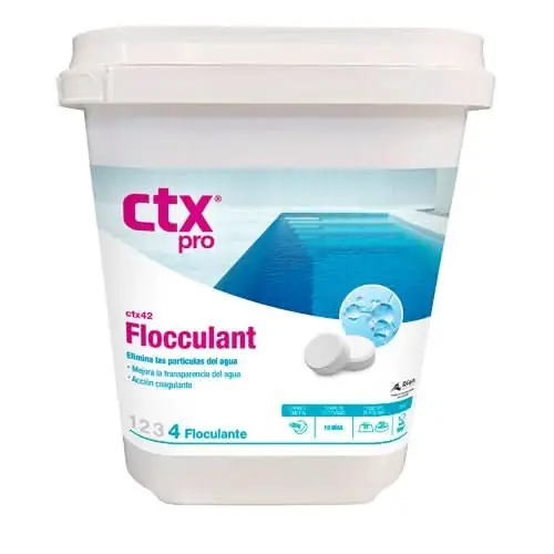 Markenprodukt CTX Flockungsmittel Tabletten CTX-42 25 kg Flockungsmittel für Schwimmbecken