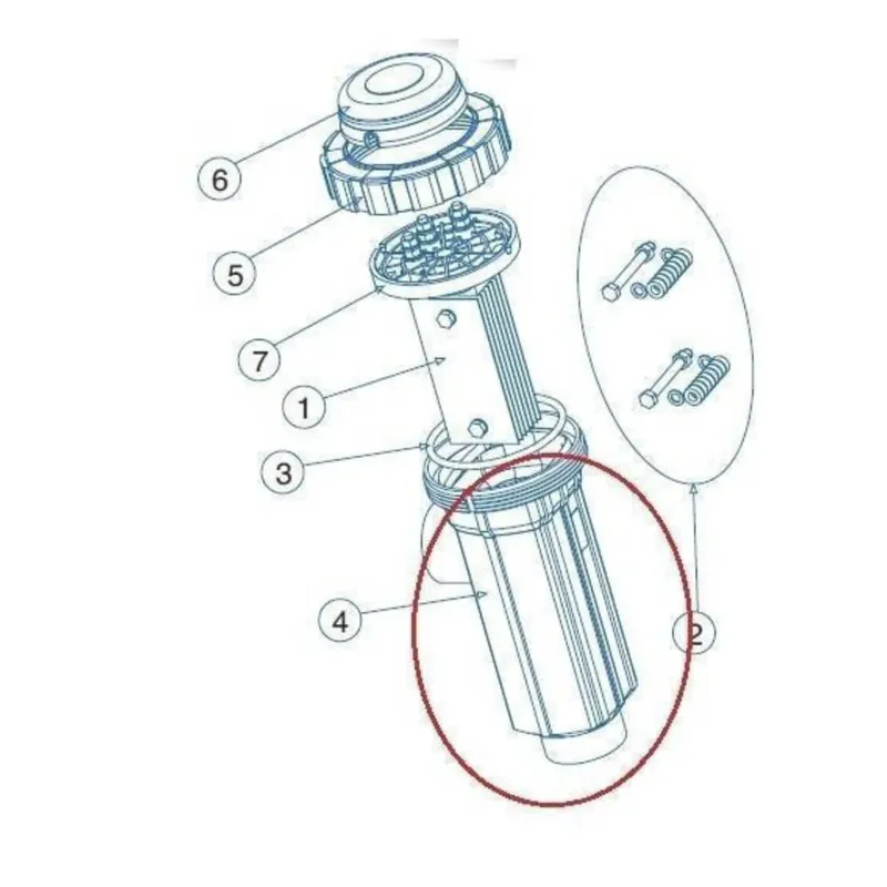 Kostenloser Rückversand Idegis Elektrodenbehälter Domotic Domotic2 12 24 32 R-301 Ersatzteil für salzhaltige Schwimmbadchloranlage