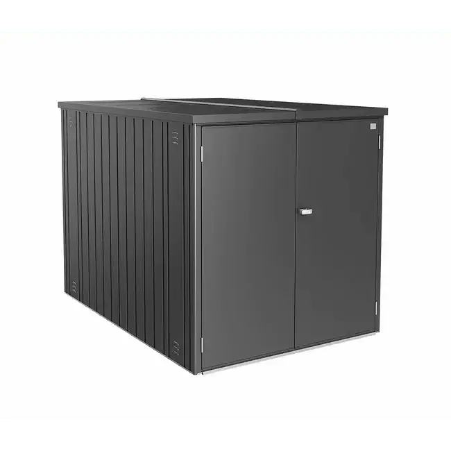 Angebot Biohort – MiniGarage Dunkelgrau Metallic (145 x 203 x 150 cm)