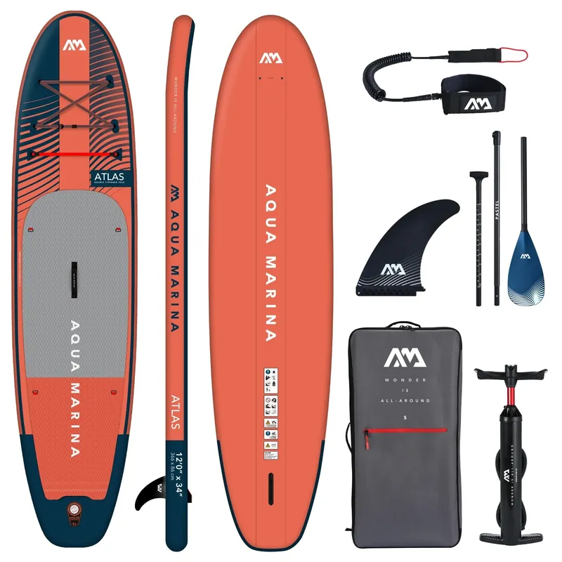 Aqua Marina - Atlas 12'0" BT-23ATP aufblasbares Stand-Up-Paddle-Board Heißes Angebot