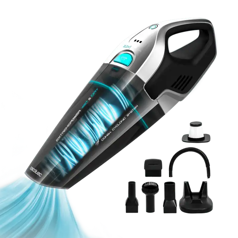 Cecotec Conga Immortal ExtremeSuction 11,1 V Nass- und Trocken-Handstaubsauger 75 W 20 Min Sichere Zahlung