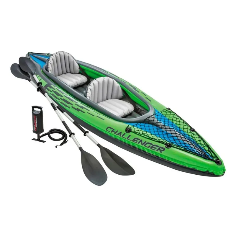 Intex Challenger K2 Aufblasbares Kajak 2 Personen 351x76x38 cm Neuheit