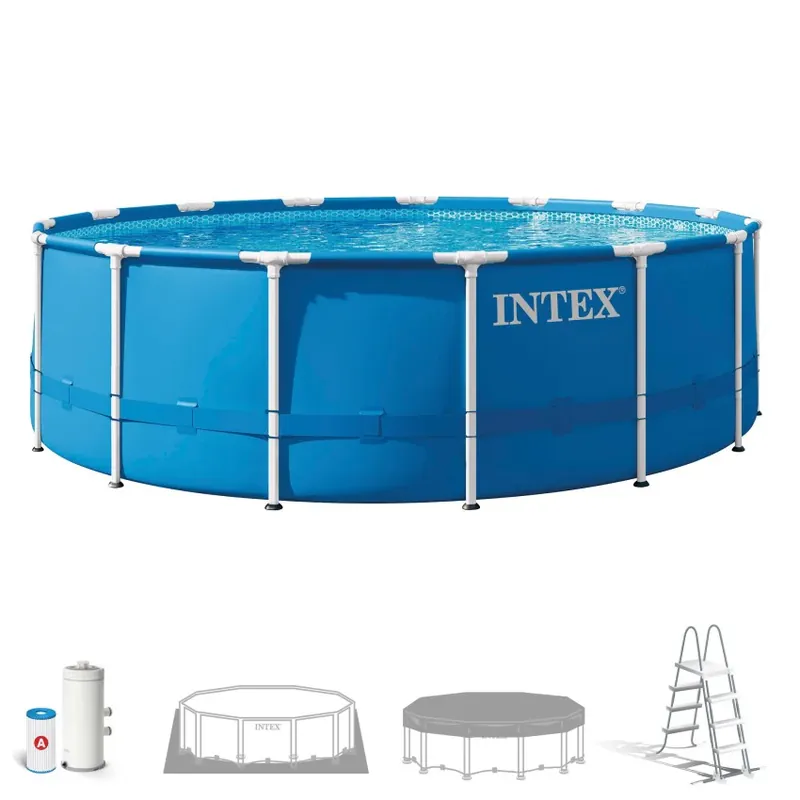 Intex Metal Frame Aufstellpool Rund 457x122 cm 3785L Sonderangebot
