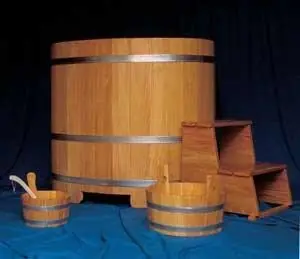 Direkt Vom Hersteller Tauchbottich Tauchbecken Sauna - Tauch & Badebottich Lärche 161x79