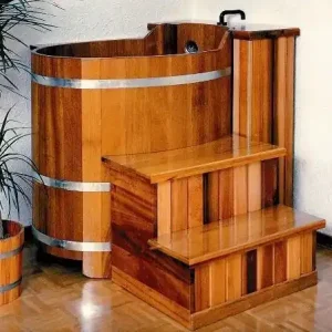 Holz-Whirlpool Kambala 1300 x 790 x 1000 mm Versand Am Gleichen Tag