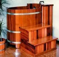 Schnäppchen Holz-Whirlpool Lärche 1300 x 790 x 1000 mm
