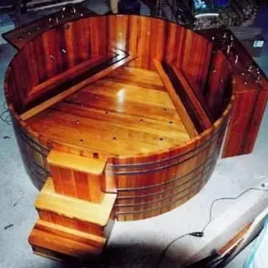Garantierte Lieferung Holz-Whirlpool Kambala Maß Ø 1120 mm