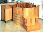 Holz-Whirlpool Lärche Rund Ø 1120 mm Neu Im Sortiment