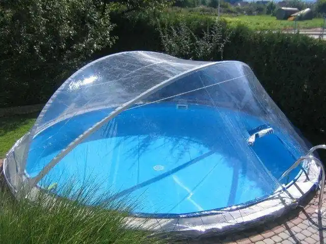 Aktion Cabrio Dome für Rundbecken Schwimmbad Überdachung Echt