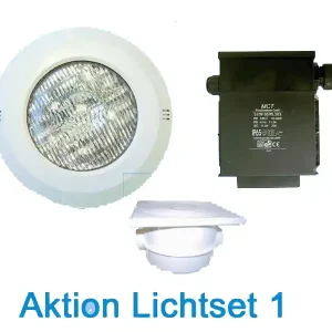 Mega-Angebot Aktion Beleuchtungsset Lichtset 1 300 W / 12 V Unterwasserscheinwerfer