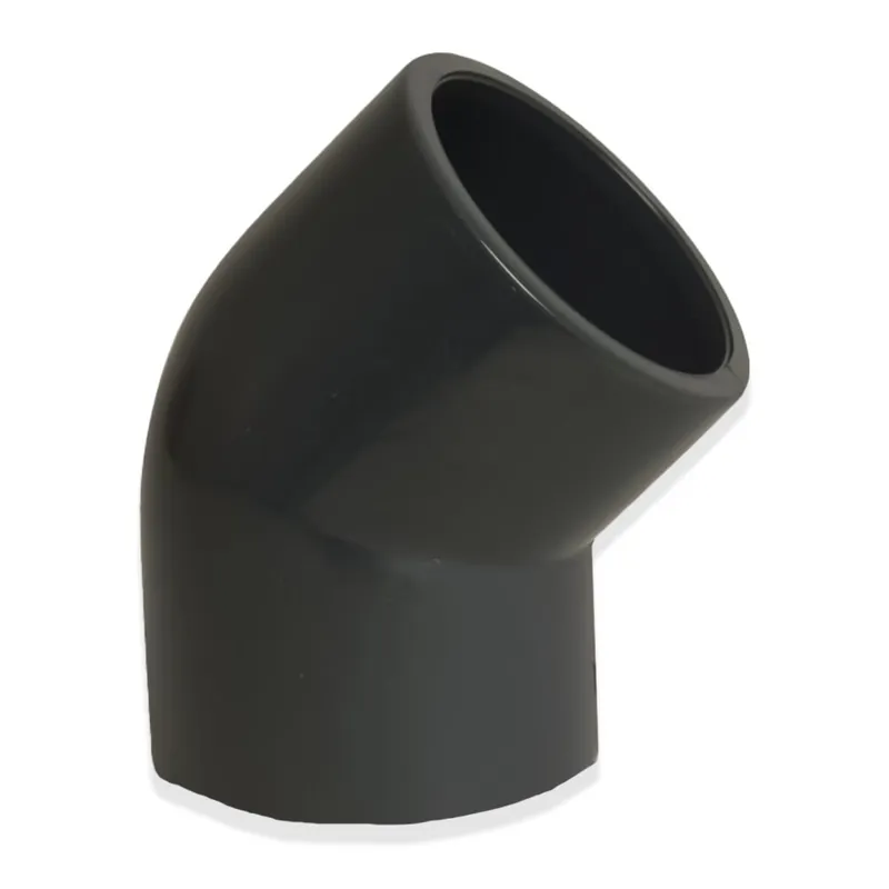 Neue Ware PVC Winkel 45° Klebemuffe Ø 75 mm