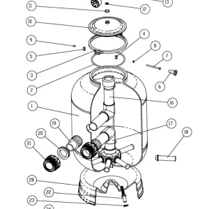 O-Ring für Corona Standard Sandfilterbehälter O-Ring für Deckel Wochenendangebot