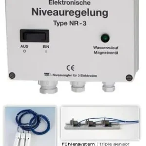 Finale Aktion OSF Elektronische Niveauregelung NR-3 mit Störmeldung für 3-fach Fühlersystem Mit gedämpften Magnetventil G 1/2”, 230 V