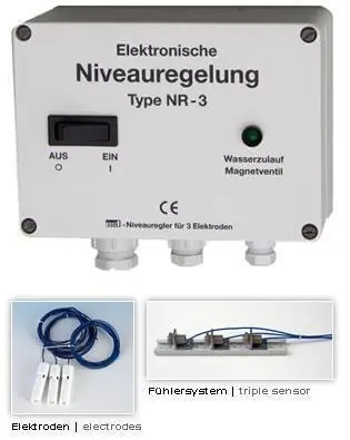 Zertifiziert OSF Elektronische Niveauregelung NR-3 mit Störmeldung für 3-fach Fühlersystem Ohne Magnetventil