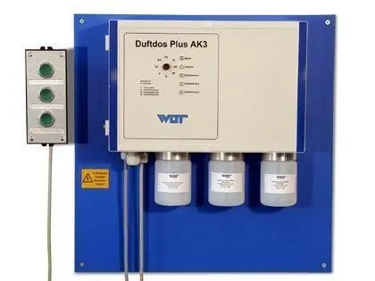 WDT DUFTDOS Plus AK3 7006 AC Kabinenbeduftung für 3 Düfte mit Intensitätssteuerung SPS mit Dosiermenge und Pausenzeiten Jetzt Bestellen