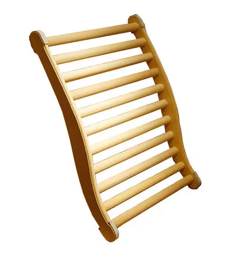 EOS Sauna Rückenlehne ergonomisch Super-Preis