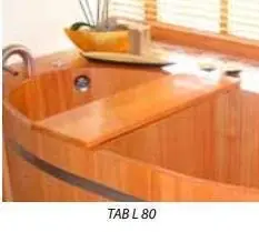 Ausverkauf Ablagebrett Tablett quer über die Wanne, B = ca. 25 cm, L max. 80 cm