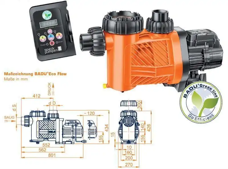Super-Preis Speck Badu Eco Flow Filterpumpe