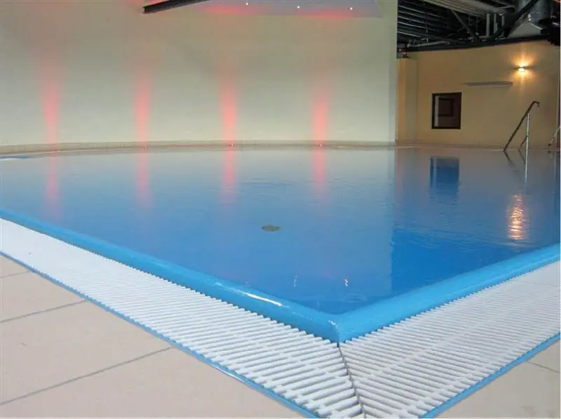 Bali-Rechteckbecken - Schwimmbecken mit Überlaufrinne Preis Gesenkt