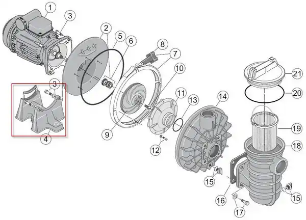 Kostenloser Rückversand Sta-Rite 5P2RC-1B Ersatzteil Umkehrleitrad für 5P2RB+C Pumpen