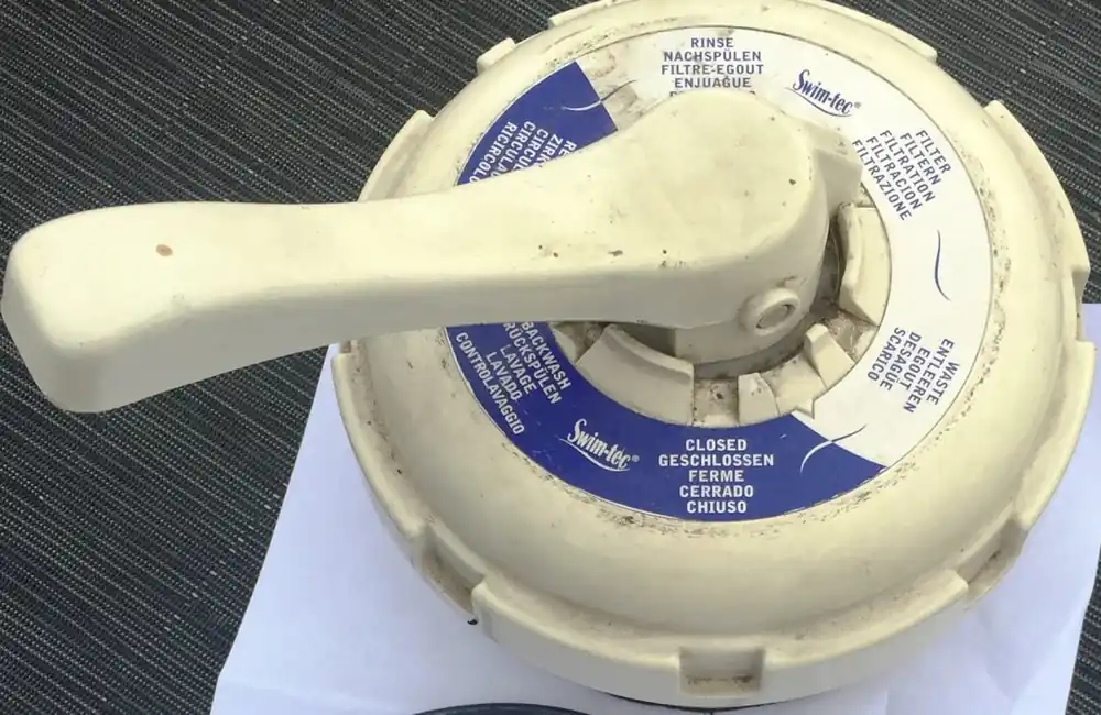 Nur Heute Astral 6 Wege Ventilsatz Oberteil schwarz 1 1/2" Mehwegeventil Rückspülarmatur alte Ausführung