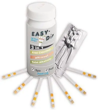 Chemoform Pooltester 3 in 1 Teststreifen Messung Chlor pH Brom 50 Streifen Quicktest Kostenfreie Lieferung