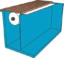 Ausverkauf T&A AquaTop Trennwand aus PVC Maß bis 140 cm Höhe