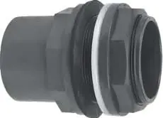 Beliebt PVC Tankdurchführung 63/75 mm Klebemuffe x 2 1/2"