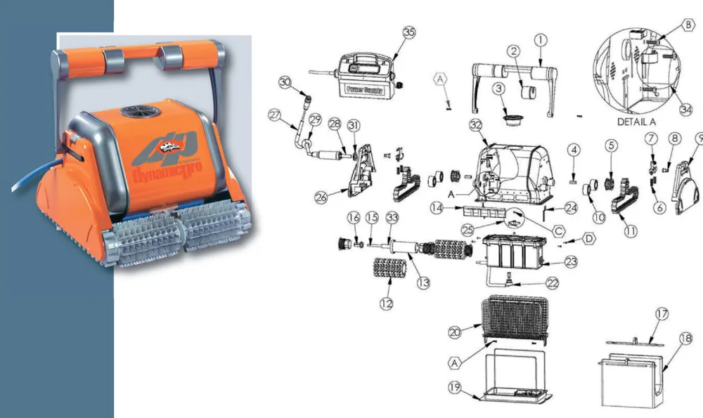 Ersatzfiltersack grob 70mµ für Dolphin Dynamic Pro X Teil 18 Kostenloser Rückversand
