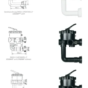 Expressversand PERAPLAS/ PRAHER Sterndichtung SM20 Kammerdichtung 6-Wege-Ventil 2"