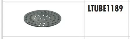 LUX ELEMENTS® TUB-BAZ HS Haarsieb Gratis Versand