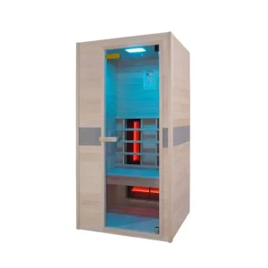 Infrarot Deluxe Wärmekabine Jade - Verschiedene Ausführungen - Volles Lichtspektrum - Farblichttherapie - MP3-Player - Bluetooth - 7 Farben LED-Beleuchtung Sale