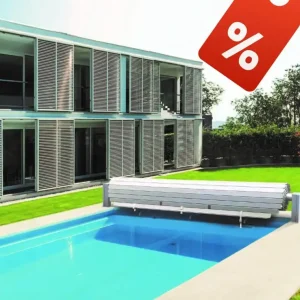 Schwimmbad Rollladen ONE Oberflur 10,0 x 5,0 m Echt