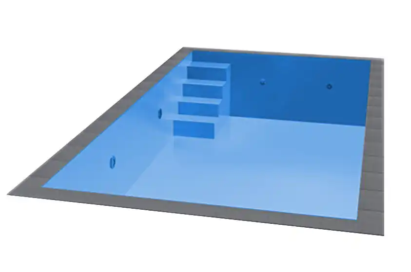 TrendStone Styroporpool Schwimmbecken Komplettpaket inkl. Pooltechnik 500 x 300 x 150 cm in verschiedenen Ausführungen Abverkauf