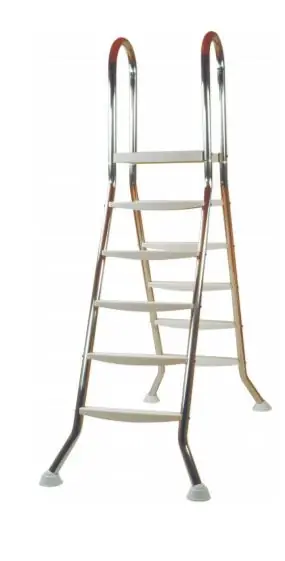Highlight Hochbeckenleiter Edelstahl 135 cm mit Plattform (26769)
