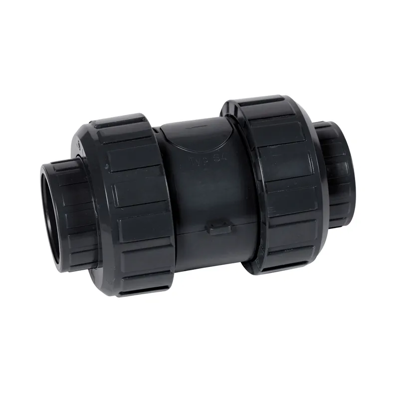 Rückschlagventil S6 DN50 d63 Klebemuffe, PVC grau, metrisch Günstig