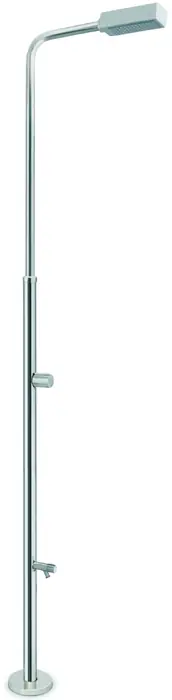 Top-Seller Edelstahl Standbrause "Angel" mit Fußbrause (52718)