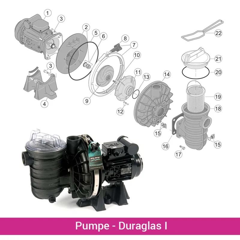 Kostenloser Versand Schraube für Grundkörper Duraglas I (5P2R) / Duraglas II (5P6R) (RU3074SS)