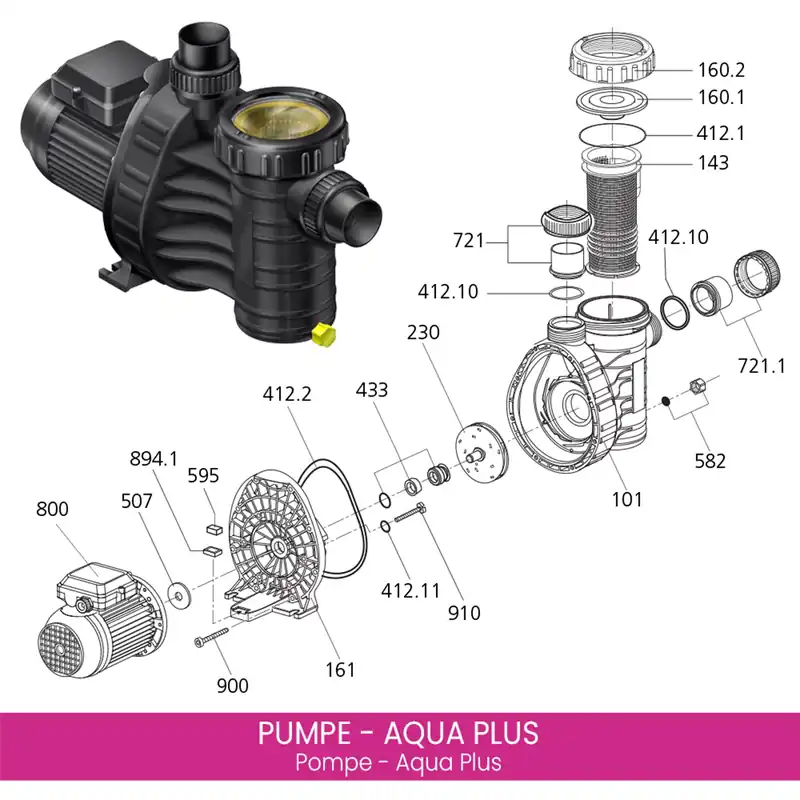 Entleerung incl. Dichtung für Aqua Plus Zertifiziert