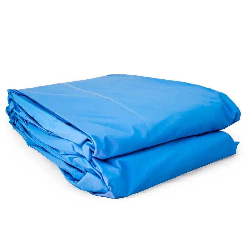 Sonderangebot Poolfolie rund, 400 x 120 - 130 cm, 0,40 mm, überlappend, blau