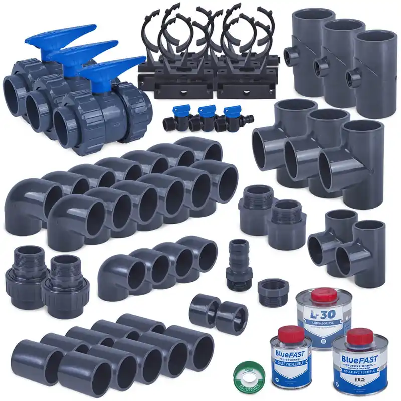 Fittingbox 63mm Verrohrung (Hauptset) Geprüft