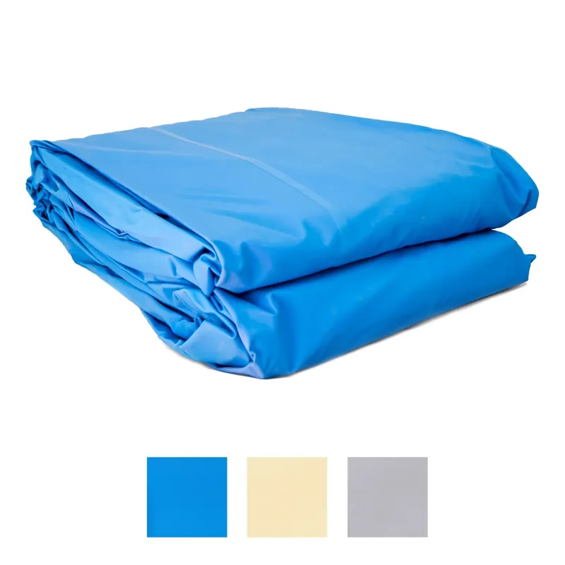 Bestseller Poolfolie rund, 350 x 120 cm, 0,80 mm, mit Einhängebiese, blau