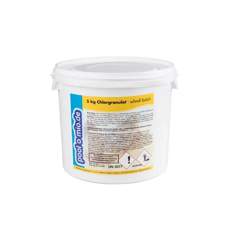 Gratis Versand Chlorgranulat 5 kg - schnell löslich -