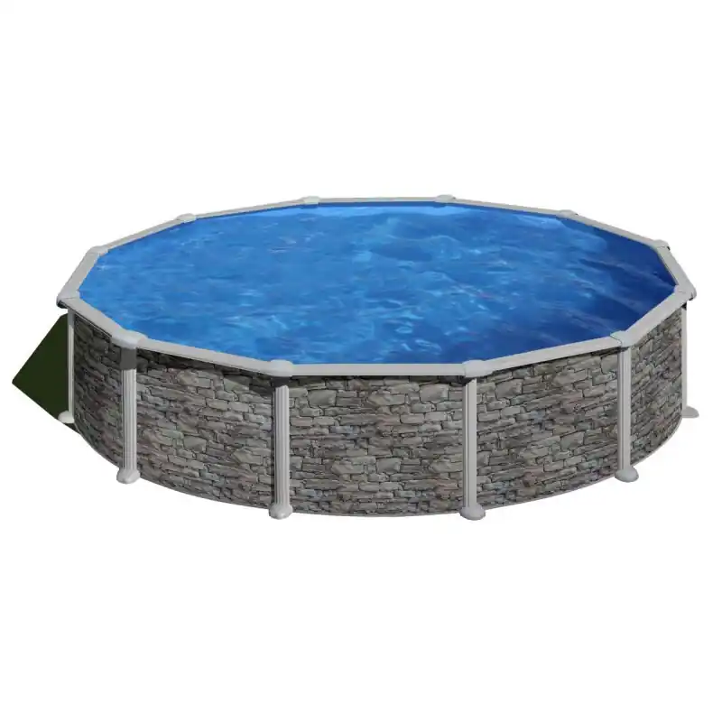 Gratis Versand Corcega Stahlwandpool Rund