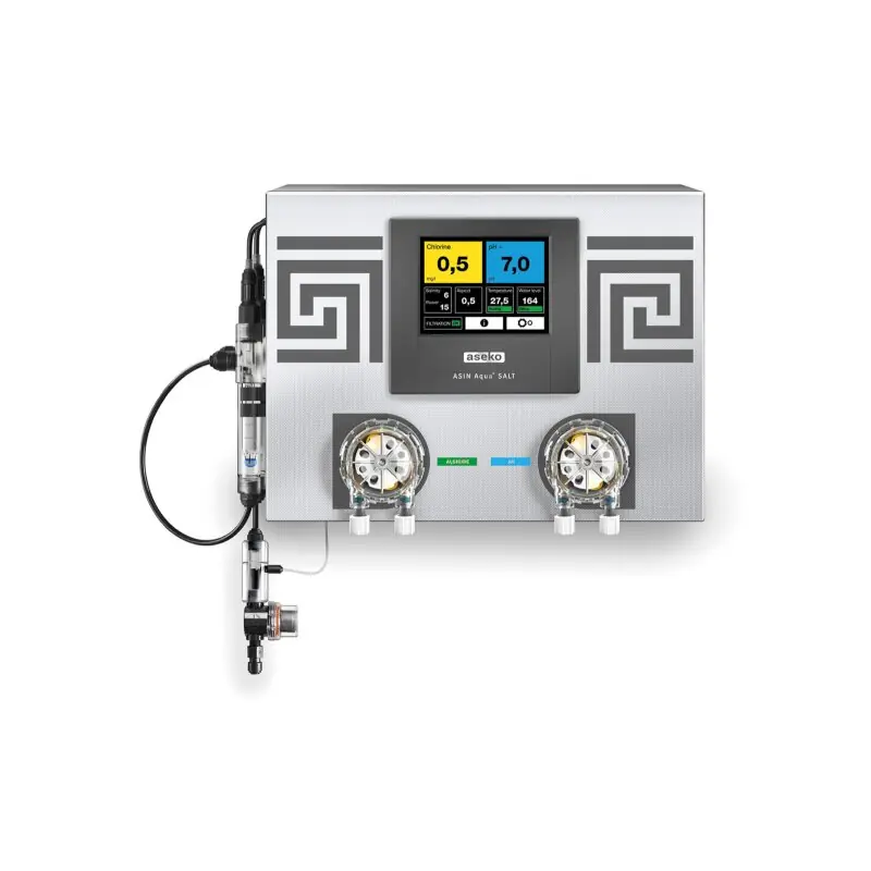 Expressversand MIDA.Sin Salt Salzelektrolyseanlage mit pH- und Algizit-Dosierung