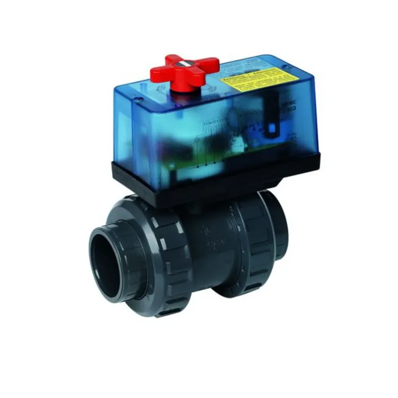 Zweiwege-Motor Kugelhahn PVC 50mm mit elekt. Stellmotor Online Kaufen