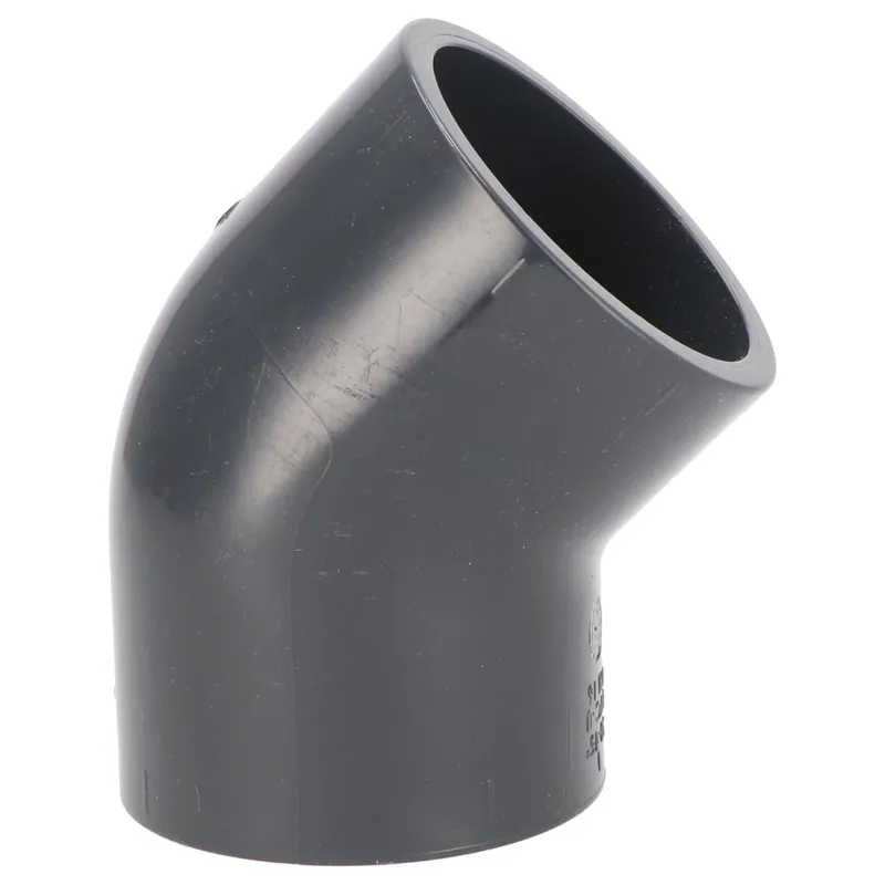 PVC Winkel 45° Ø 50mm Klebemuffe Mega-Angebot