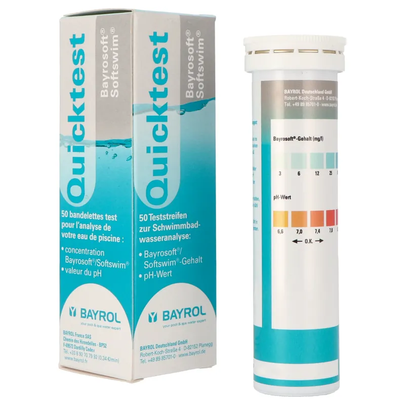 Neuheit BAYROL - BayroSoft Quick Test (O² & pH Wert)